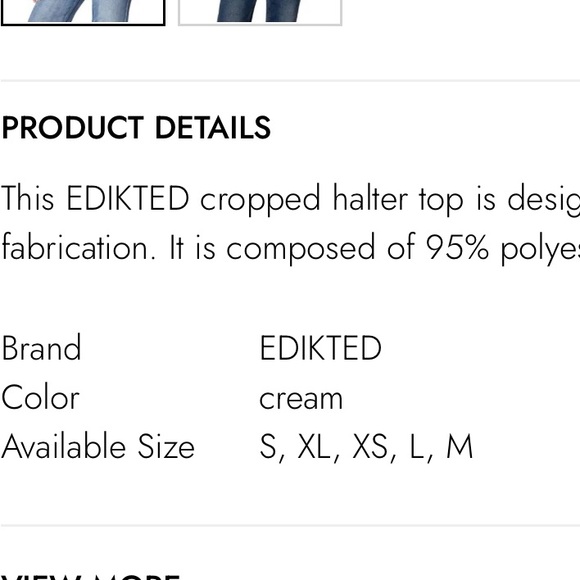 EDIKTED TOP - Picture 8 of 9